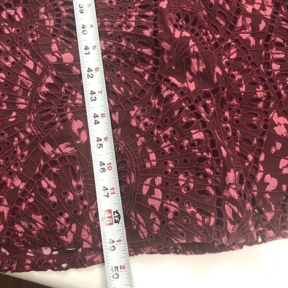 Johnny Was Malaga Midi Lace Dress xs Embroidered Cotton Silk Cottagecore NEW - Picture 8 of 12